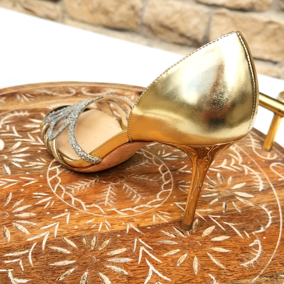 Jimmy Choo Metallic Gold & Silver High Heels - size 36 EU - Picture 7 of 15